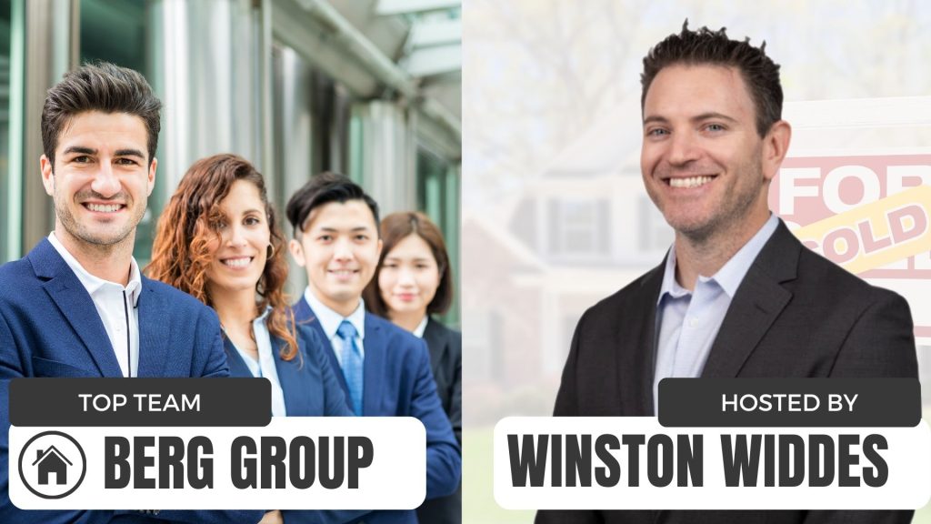 Berg Team on left, WInston Widdes host on right